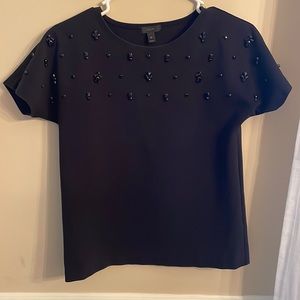 J. crew embellished top